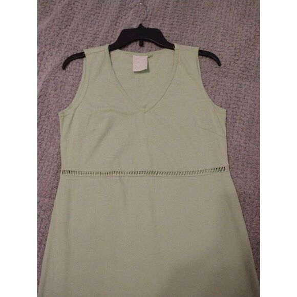 Johnny was sleeveless maxi v neck dress Boho Small Green Beachy Cottage Core - Picture 7 of 12